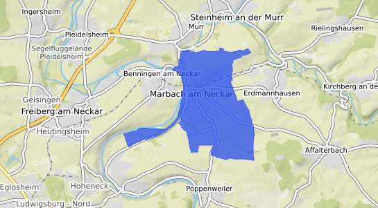 Bodenrichtwertkarte Marbach am Neckar